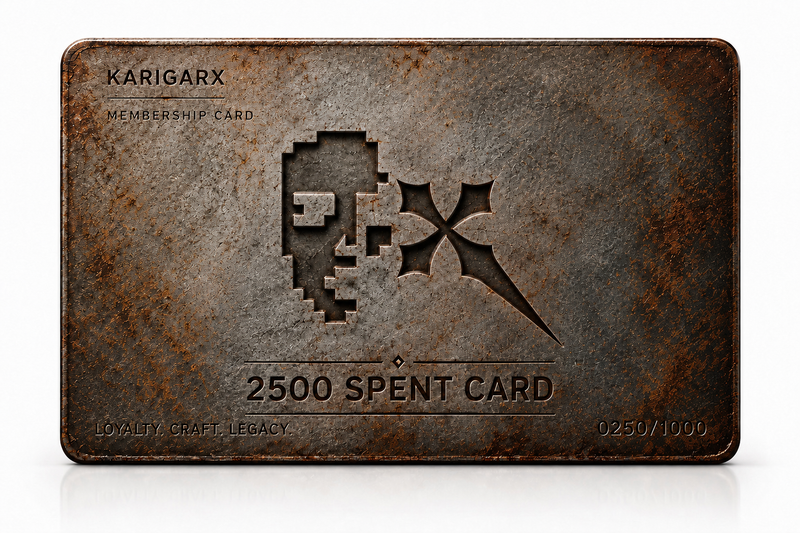 2500 Spent Card