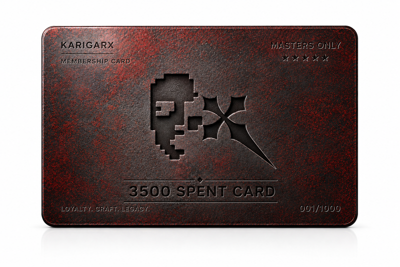3500 Spent Card